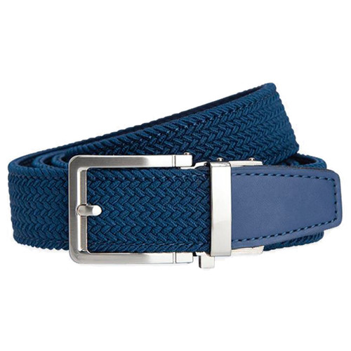 Nexbelt Braided 1-3/8" Strap Golf Belt Fits up to 50" Navy [FC-818172028070]