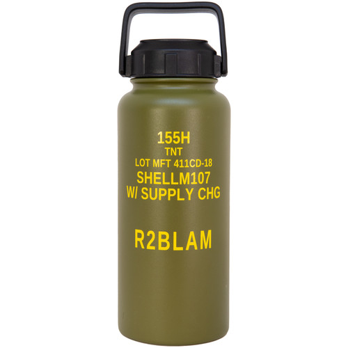 MFT 155mm M107 Howitzer Tumbler Bottle 32oz [FC-810099432251]