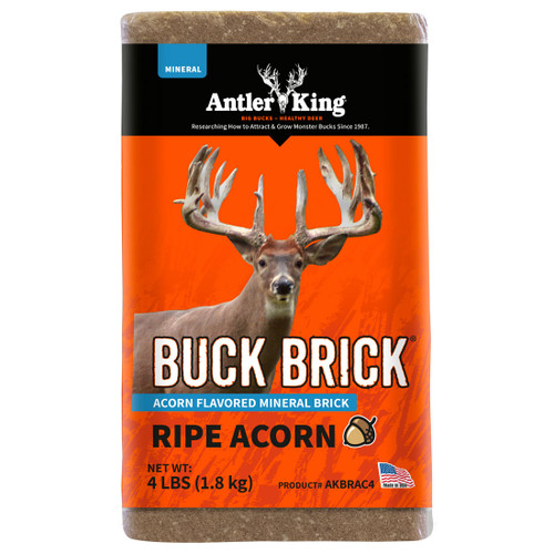 Antler King Buck Brick Ripe Acorn Flavored, 4lb Brick [FC-747101000248]