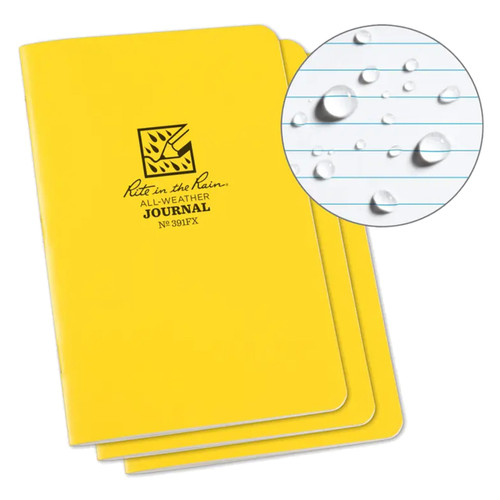 Rite in the Rain 391FX Field-Flex Stapled Notebook 3-Pack [FC-632281039198]