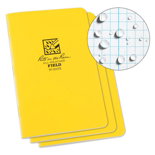 Rite in the Rain 351FX Field-Flex Stapled Notebook 3-Pack [FC-632281035190]