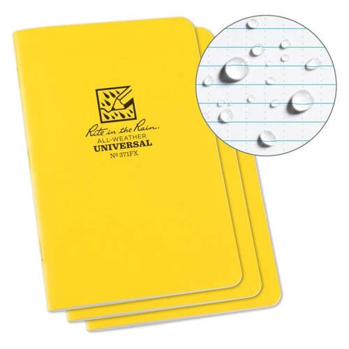 Rite in the Rain 371FX Field-Flex Stapled Notebook 3-Pack [FC-632281037187]