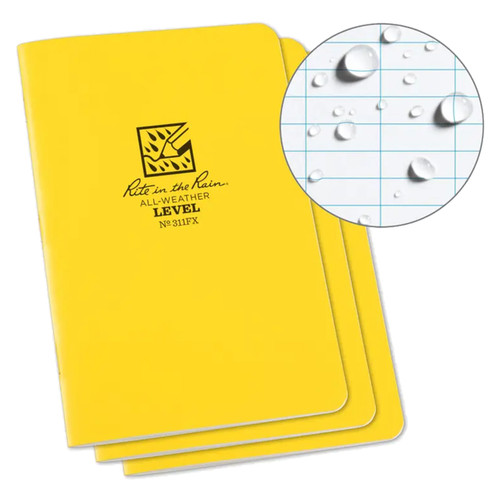 Rite in the Rain 311FX Field-Flex Stapled Notebook 3-Pack [FC-632281031192]
