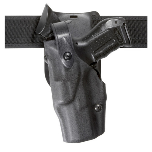 Safariland Model 6365 ALS/SLS Low-Ride Duty Belt Holster Left Hand Fits Glock 17/22 Hardshell STX Basketweave Black [FC-781602420983]