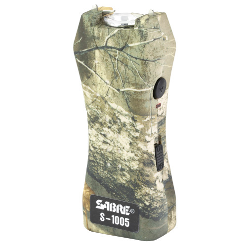 SABRE S-1005 Stun Gun plus Flashlight with Belt holster 1.60 Microcoulombs 120 Lumen Rechargeable Battery Realtree Edge [FC-023063808642]