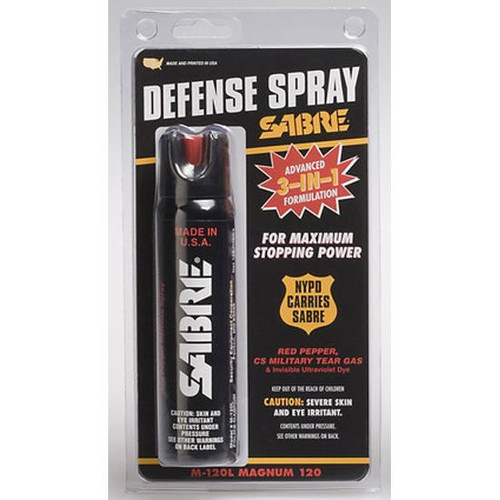 SABRE 3 In 1 Magnum Defense Spray 4.4 Ounces M-120L [FC-023063601212]