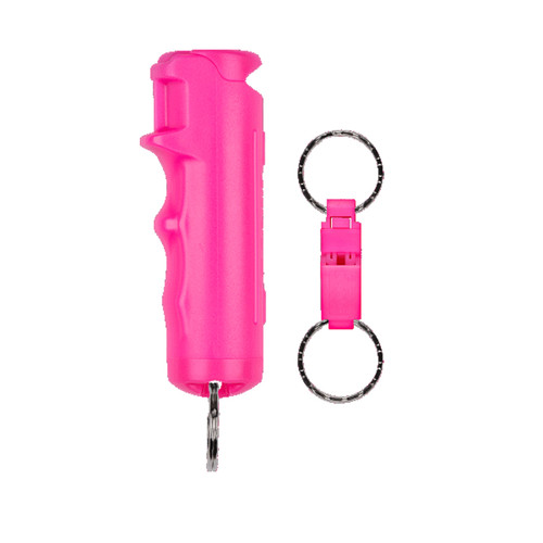 Sabre Pepper Gel with QR Whistle .54oz Pink [FC-023063153940]