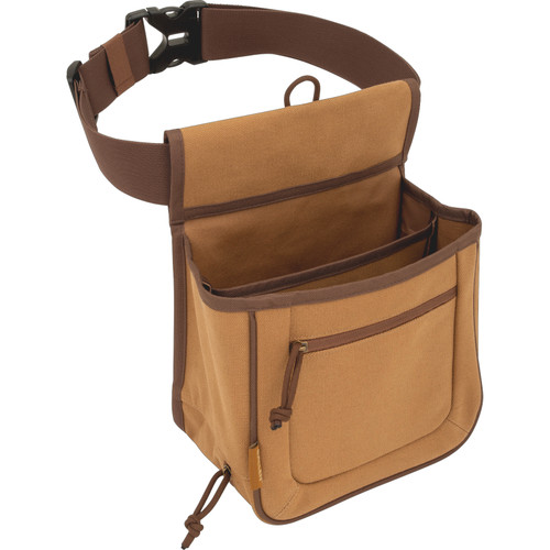 Allen Rival Double Compartment Shell Bag With Belt Sporting Clay Ammo Holder Canvas Tan [FC-026509054283]