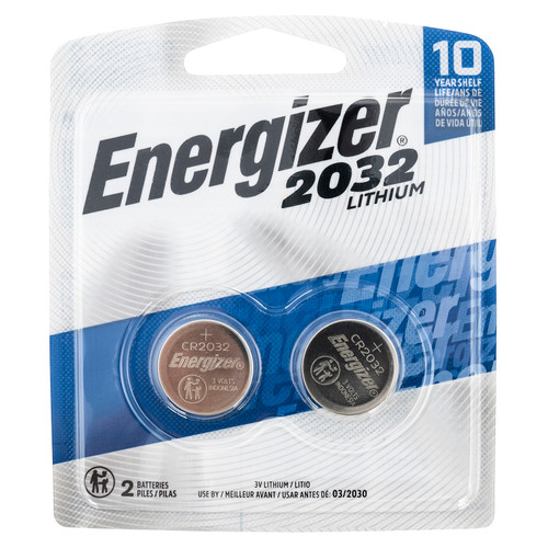 Energizer CR2032 3 Volt Coin Batteries 2 Pack [FC-039800066114]