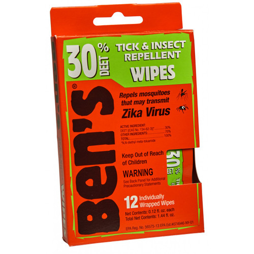 Ben's 30 Tick & Insect Repellent Wipes 12 Pack [FC-044224070852]