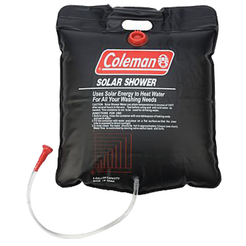 Coleman 5-Gallon Solar Shower with On/Off Shower Valve Head [FC-076501922196]