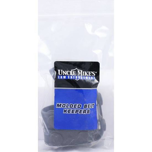 Uncle Mike's Molded Belt Keeper 2.25" Black 4 Pack 88654 [FC-043699886548]