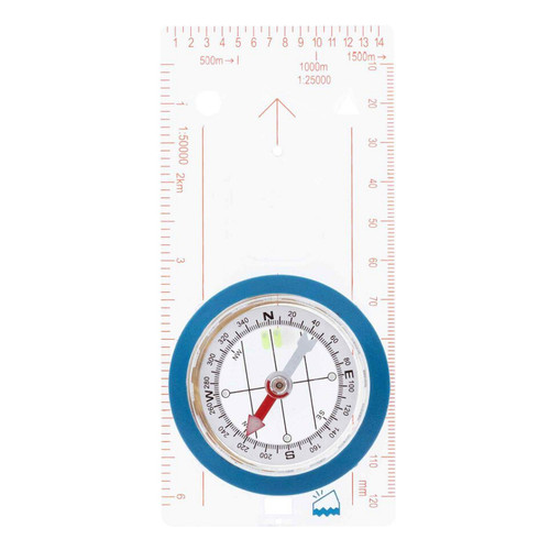 UST Deluxe Map Compass with Lanyard Clear [FC-661120264132]