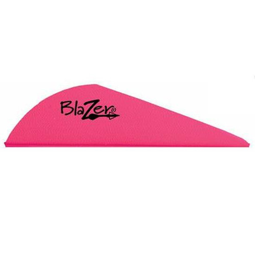Bohning Blazer Vanes 2" Solid Hot Pink 36 Pack 10831HP2 [FC-010847207227]