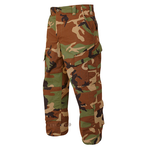 Tru-Spec Classic BDU Pants Men's Size Small Length Regular Nylon/Cotton Ripstop Woodland Camo 1276003 [FC-690104015521]
