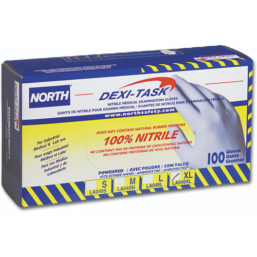 Honeywell North Dexi-Task Disposable Nitrile Gloves, 100 Pack [FC-2-HWSLA049]
