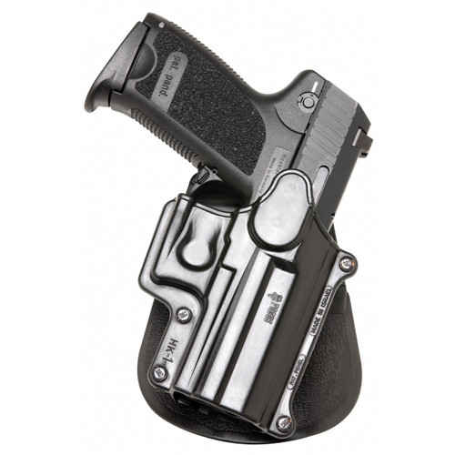 Fobus Roto-Paddle/Belt Holster For H&K/Ruger/S&W/Taurus/Walther Left Hand Polymer Black HK1RPL [FC-676315001683]
