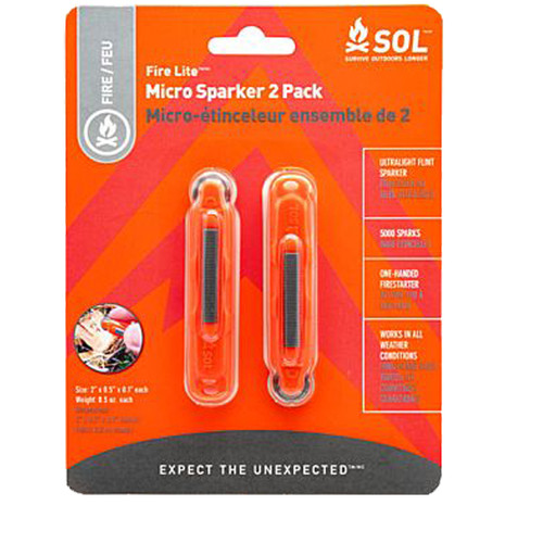 SOL Fire Lite Micro Sparker 2 Pack [FC-707708012334]