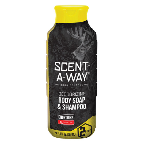 Scent-A-Way Bio-Strike Odor Eliminator Body Soap & Shampoo 24 oz [FC-021291709397]