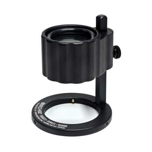 Sirchie M2 Professional Fingerprint Magnifier 4.5x Magnification Black Anodized Aluminum PFP200 [FC-20-SIR-PFP200]