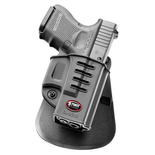 Fobus Evolution Holster for Glock 26,27,33 Left Hand Paddle Attachment Polymer Black [FC-676315034544]