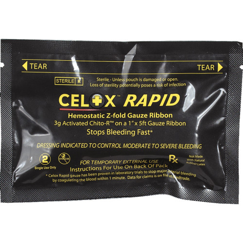 Celox Rapid Hemostatic Gauze Ribbon [FC-20-VDT10-0103000000]