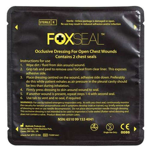 Voodoo Tactical Foxseal Occlusive Dressing [FC-20-VDT10-0104000000]