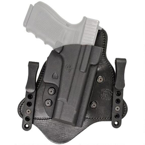 Comp-Tac MTAC Holster Springfield XDS with 3" Barrel IWB Hybrid Right Handed Leather/Kydex Black [FC-739189100415]