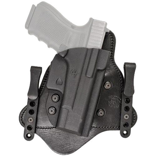 Comp-Tac MTAC Holster Springfield XDS with 3" Barrel IWB Hybrid Right Handed Leather/Kydex Black [FC-7391891004158]