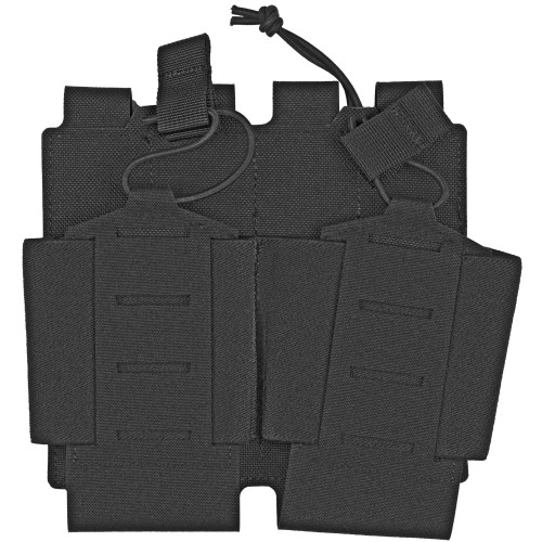 BLACKHAWK! Foundation Series AR-10 Double Magazine Pouch MOLLE Compatible 1000D/500D Laminate Nylon Black [FC-648018012075]