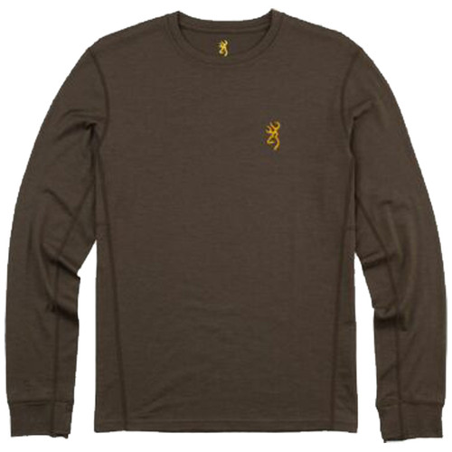 Browning Merino Wool Long Sleeve Crew Shirt [FC-7-3010949804]