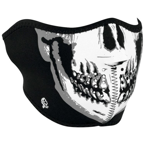 ZAN Headgear Neoprene Half-Mask Skull Face [FC-642608035536]