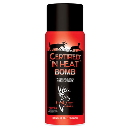 ConQuest Scents Scent Bomb Certified In Heat Aerosol 7 Ounce [FC-094922160355]