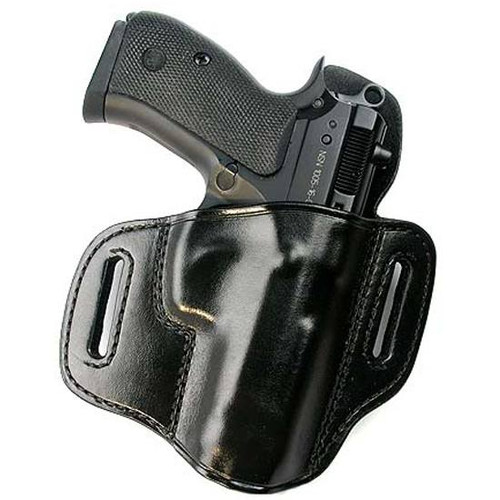 Don Hume 721OT S&W J Frame 2"/Taurus 85 Pancake Open Top Holster Right Hand Leather Black J335801R [FC-2-DHJ335801R]