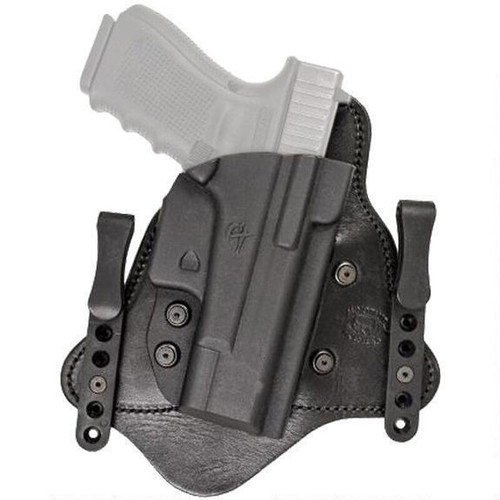Comp-Tac MTAC Holster for Glock 19 Gen 5 IWB Hybrid Right Handed Leather/Kydex Black [FC-739189125876]