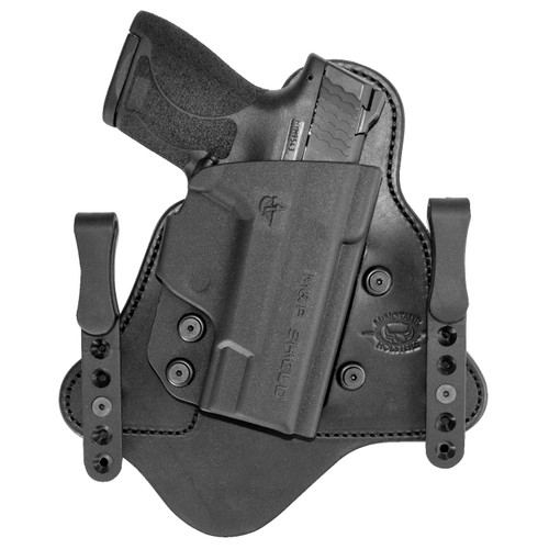 Comp-Tac MTAC Holster Smith & Wesson Shield EZ 380 IWB Hybrid Right Handed Leather/Kydex Black [FC-739189133048]