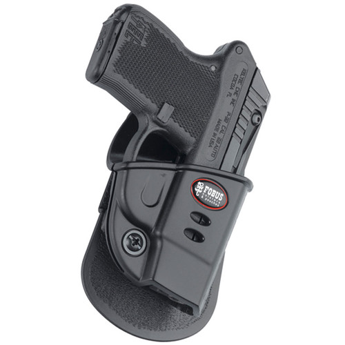 Fobus Evolution Holster For Kel-Tec P-32 Second Gen/Ruger LCP Right Hand Paddle Attachment Polymer Black [FC-676315007302]