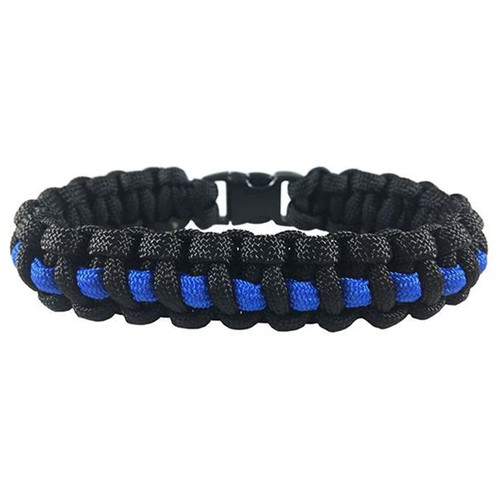 Thin Blue Line Paracord Survival Thin Blue Line Bracelet [FC-704438919599]