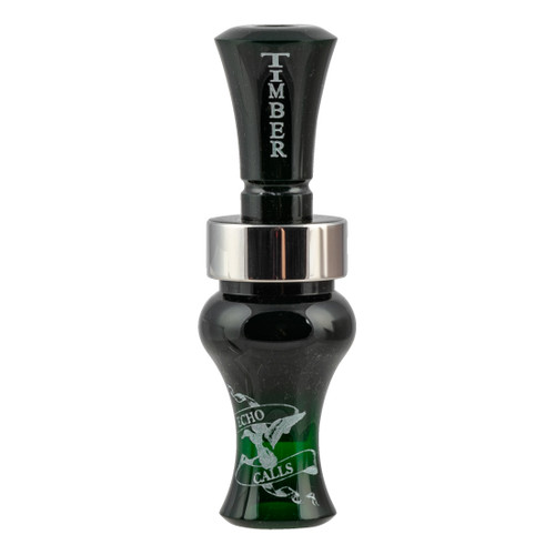 Echo Calls Timber Single Reed Duck Call Acrylic Green [FC-643680777666]