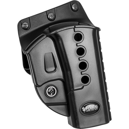 Fobus Evolution Holster CZ P-06/S&W M&P,SD9VE Shield Right Hand Belt Attachment Polymer Black [FC-676315007449]