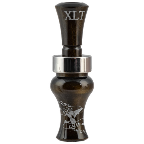 Echo Calls Meat Hanger Double Reed Duck Call Acrylic Black Gold Pearl [FC-643680789058]