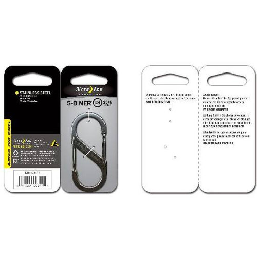 Nite Ize S Biner Carabiner Stainless Steel Size 3 [FC-094664007444]