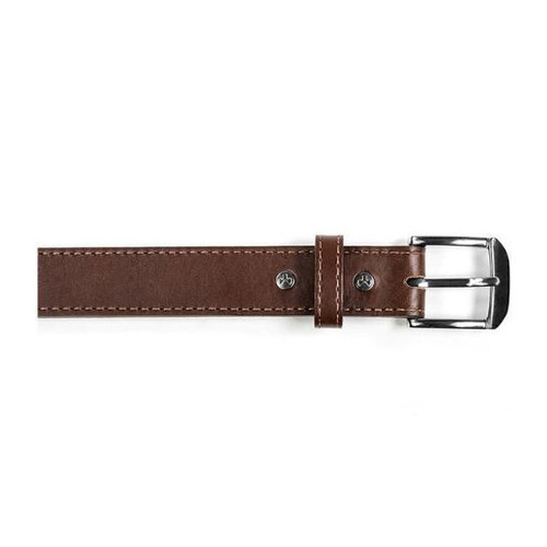 Magpul Tejas Gun Belt "El Original" 1.5 Inch, Chocolate Leather, Chrome Buckle, Size 44 [FC-7-MAG733]