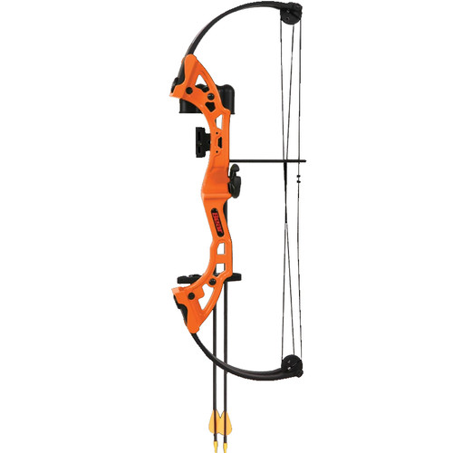 Bear Archery Brave Youth Compound Bow Right Hand Orange [FC-754806149547]