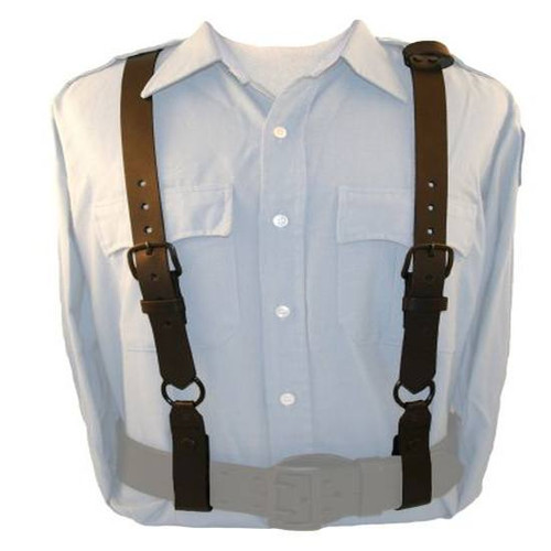 Boston Leather Police Leather Suspenders Button Attachment [FC-192375165436]