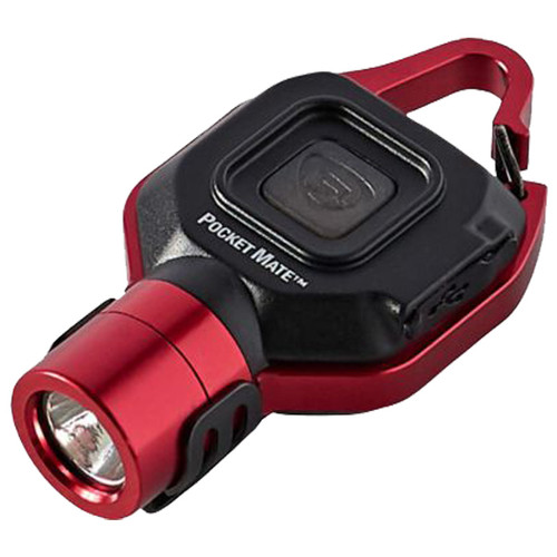 Streamlight Pocket Mate USB Rechargeable EDC Light 325 Lumens Pocket Clip Red [FC-080926733015]