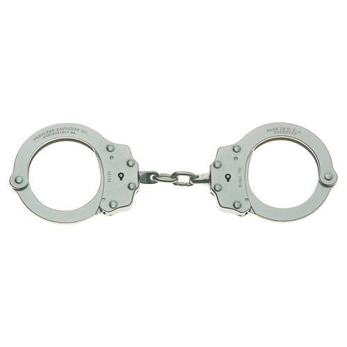 Peerless Handcuff Company 700CN Chain Link Handcuffs Nickel Plated Pack of 10 [FC-20-PR-4710-10]