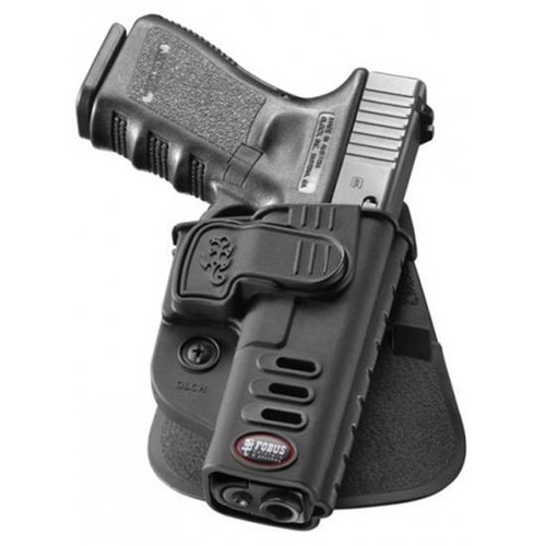 Fobus CH Rapid Release Level 2 for Glock 17/19/22/23/31/32/34/35 Paddle Holster Right Hand Black Matte Finish GLCH [FC-676315030263]