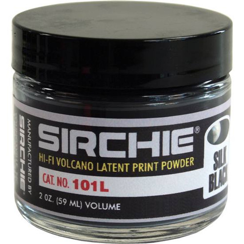 Sirchie Hi-Fi Volcano Latent Print Powder 2 Ounces Silk Black 101L [FC-20-SIR-101L]