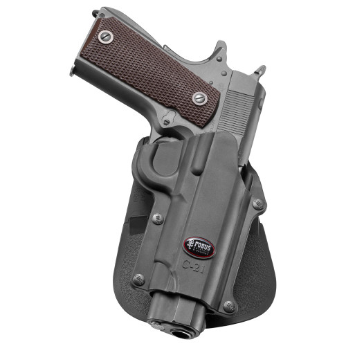 Fobus Holster 1911 Pistols Right Hand Roto-Paddle Attachment Polymer Black [FC-676315001072]